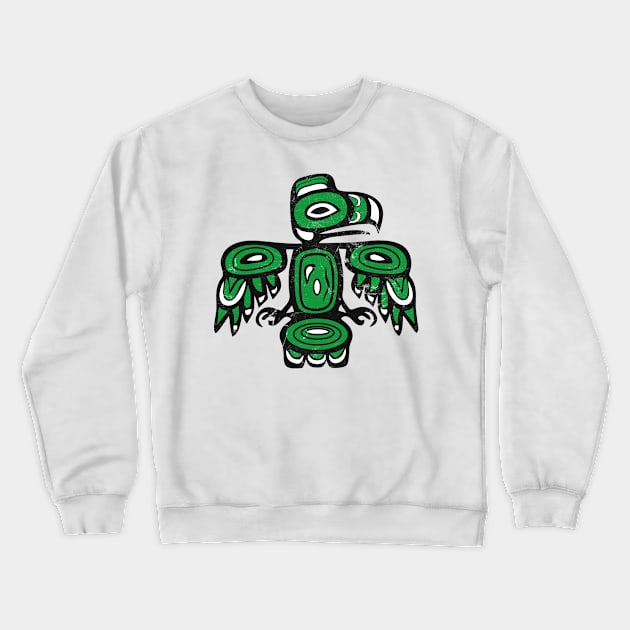 Seattle Totems - Vintage/Distressed Style Crewneck Sweatshirt by CultOfRomance